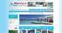 Desktop Screenshot of mexico-hotelsandtours.com